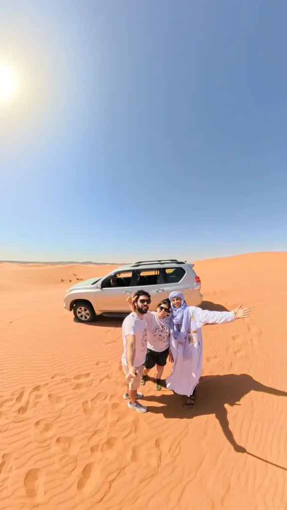 4x4 on dunes merzouga