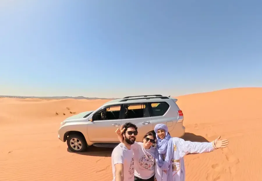 4x4 on dunes merzouga