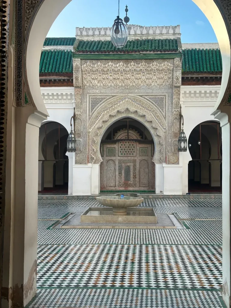 Fes madrasa courtyard